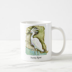 De Café Caneca do Egret nevado