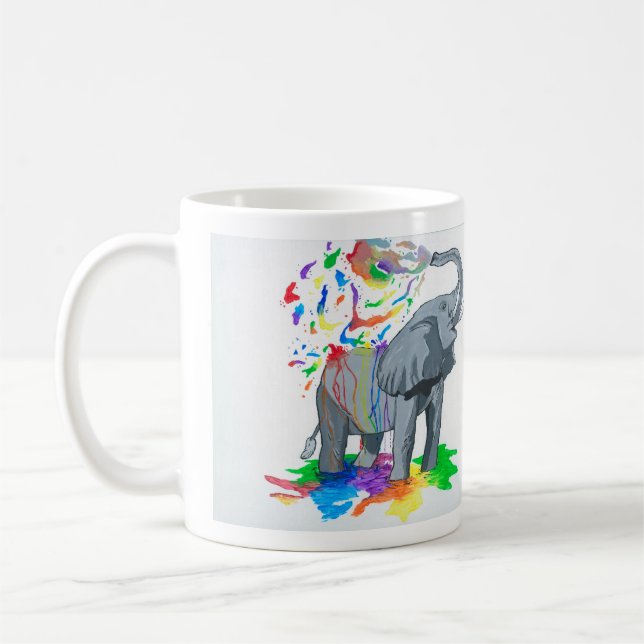 De Café Caneca do elefante (Esquerda)