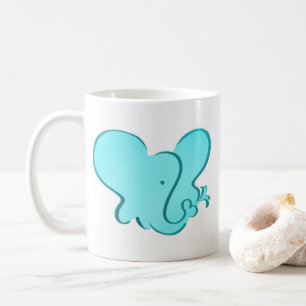 De Café Caneca do elefante
