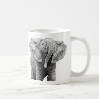 De Café Caneca do elefante africano do bebê