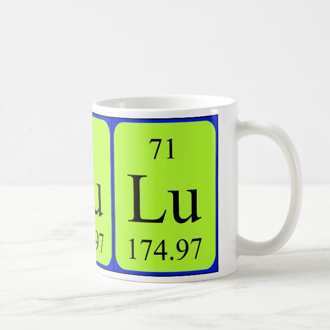 De Café Caneca do elemento 71 - Lutetium (Direita)