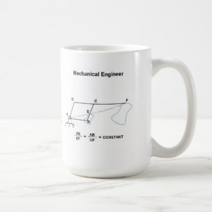 De Café Caneca do engenheiro mecânico