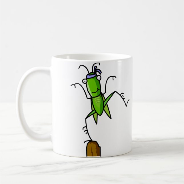 De Café Caneca do equilíbrio do gafanhoto da paciência (Esquerda)