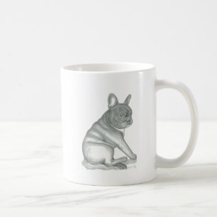 De Café Caneca do esboço do buldogue francês
