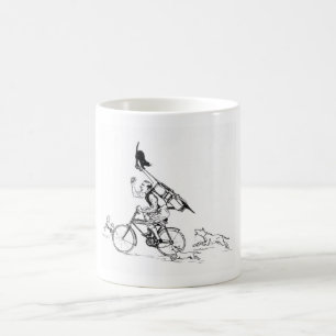 De Café Caneca do escape da bicicleta