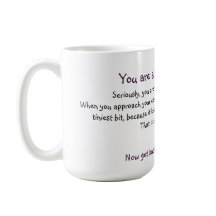Caneca do escritor da rainha