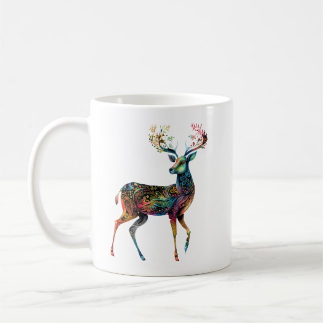 De Café Caneca do Espírito Animal do Cervo (Esquerda)