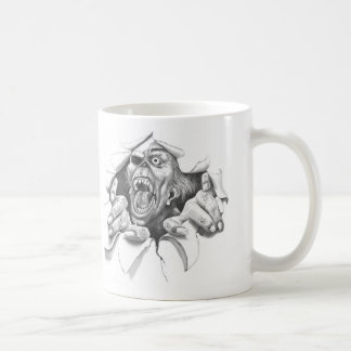De Café Caneca do excape do zombi