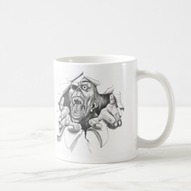 De Café Caneca do excape do zombi (Direita)