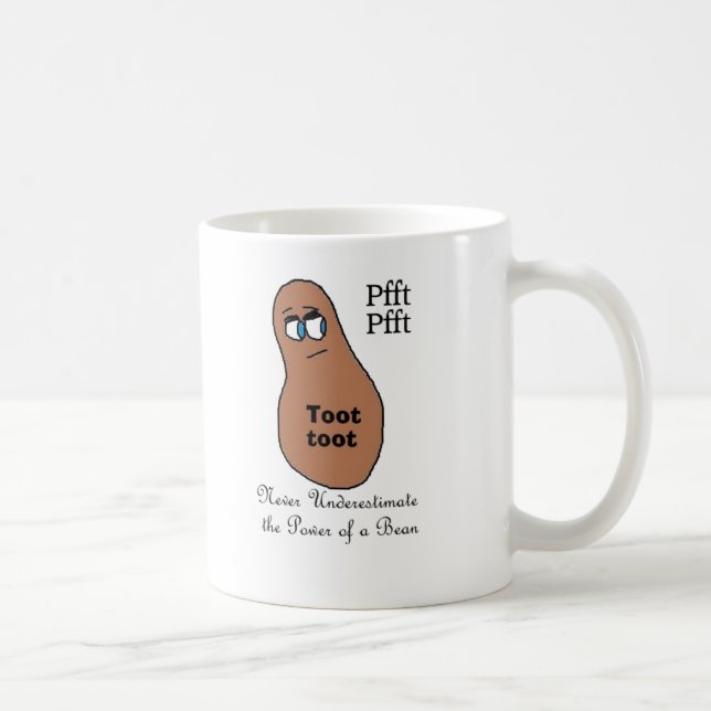 De Café caneca do feijão do neverunderestimate (Direita)