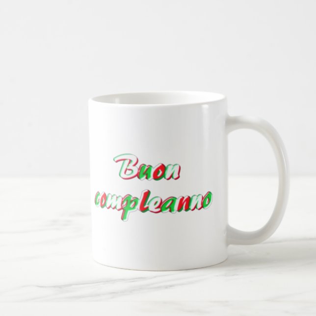 De Café Caneca do feliz aniversario (Direita)