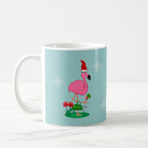 De Café Caneca do flamingo do Natal