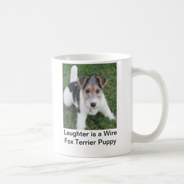 De Café Caneca do Fox Terrier do fio (Direita)