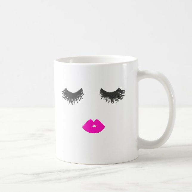 De Café Caneca do fúcsia do amor do CHICOTE & do BORDO (Direita)
