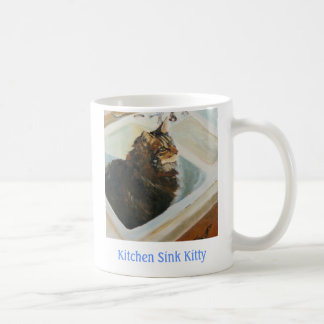 De Café Caneca do gatinho da banca da cozinha