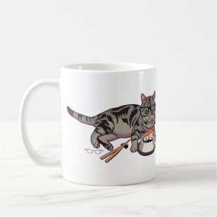 De Café Caneca do gatinho do hipster (sem texto)