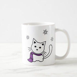 De Café Caneca do gatinho do inverno