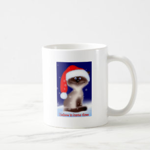 De Café Caneca do gato do Natal das garras do papai noel