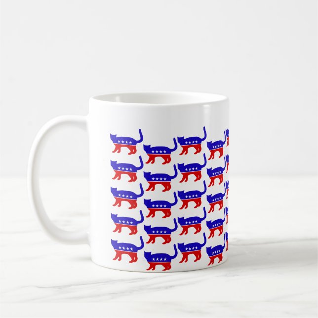 De Café Caneca do gato do patriota (Esquerda)