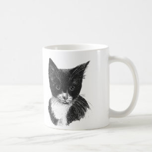 De Café Caneca do gato do smoking