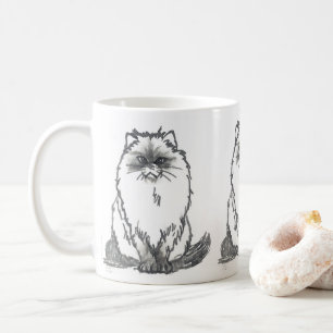 De Café Caneca do gato persa por Nicole Janes