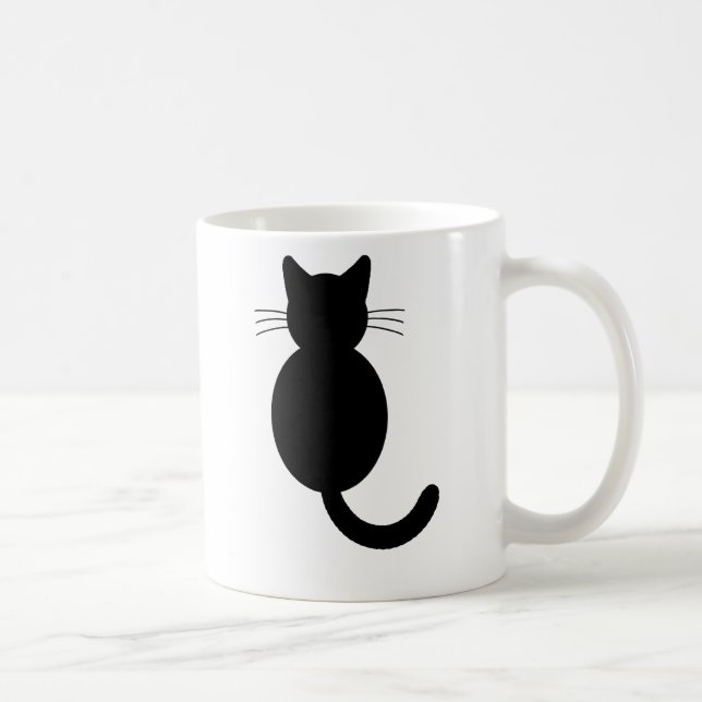 De Café Caneca do gato preto (Direita)