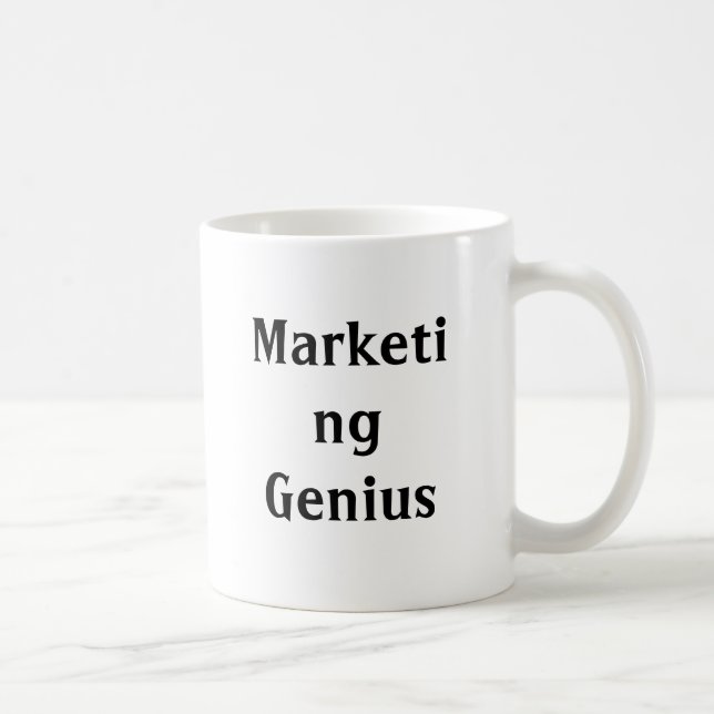De Café Caneca do gênio do marketing (Direita)