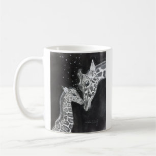 De Café Caneca do girafa da mãe e do bebê