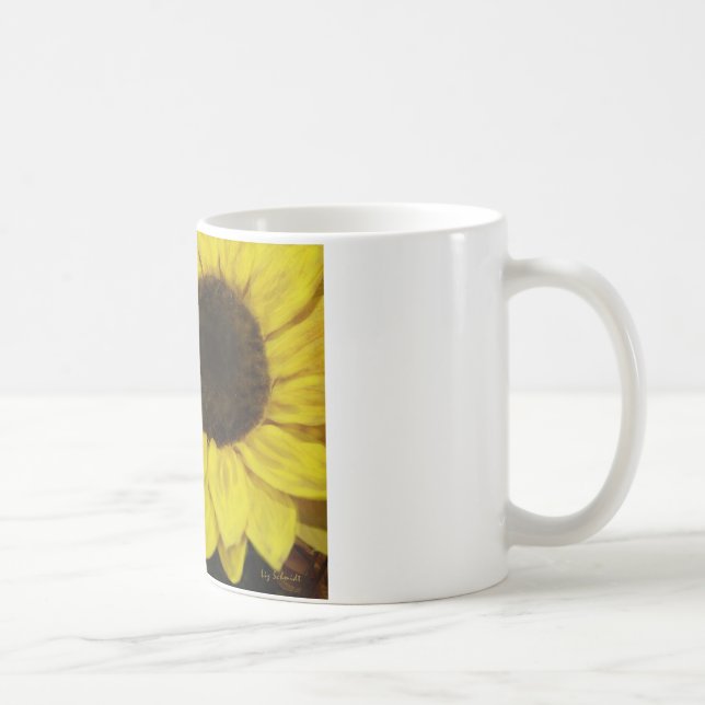 De Café Caneca do girassol (Direita)