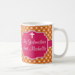 De Café Caneca do Godparent - Fuschia