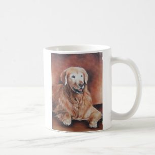 De Café Caneca do golden retriever