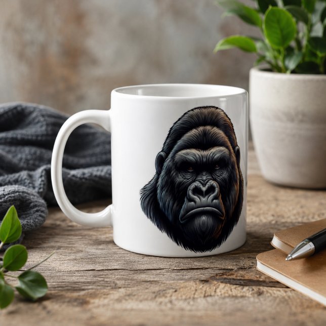 De Café Caneca do Gorila Super Legal (Wildly Cool Gorilla Mug)
