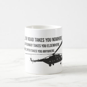 De Café Caneca do helicóptero com cotação