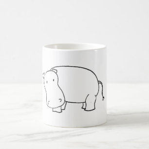De Café caneca do hipopótamo