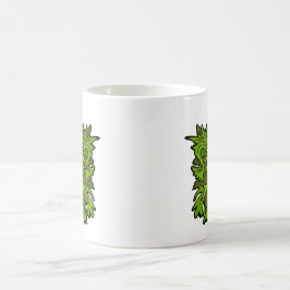 De Café Caneca do homem verde