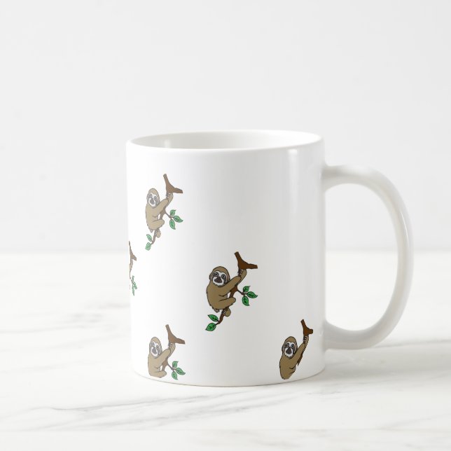 De Café Caneca do impressão da preguiça (Direita)