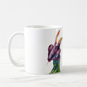 De Café Caneca do inseto da louva-a-deus Praying