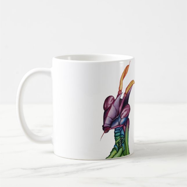 De Café Caneca do inseto da louva-a-deus Praying (Esquerda)