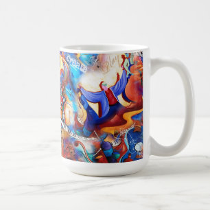 De Café Caneca do instrumento da loucura da música