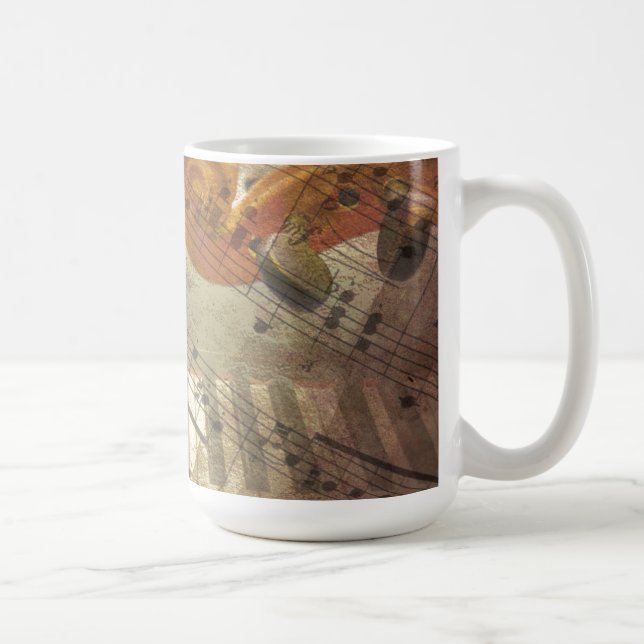 De Café Caneca do instrumento musical (Direita)