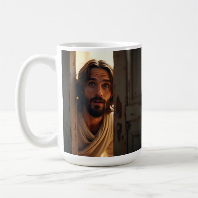 De Café Caneca do Jesus Engraçado Ouvido (Esquerda)