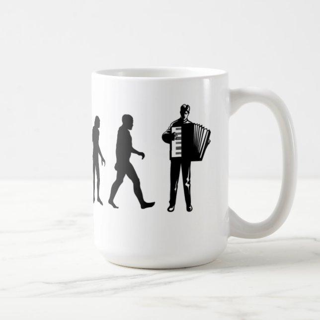 De Café Caneca do jogador do acordeão (Direita)