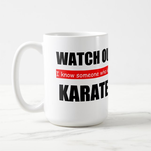 De Café Caneca do karaté (Esquerda)