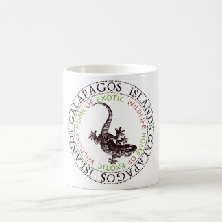 De Café Caneca do lagarto das Ilhas Galápagos