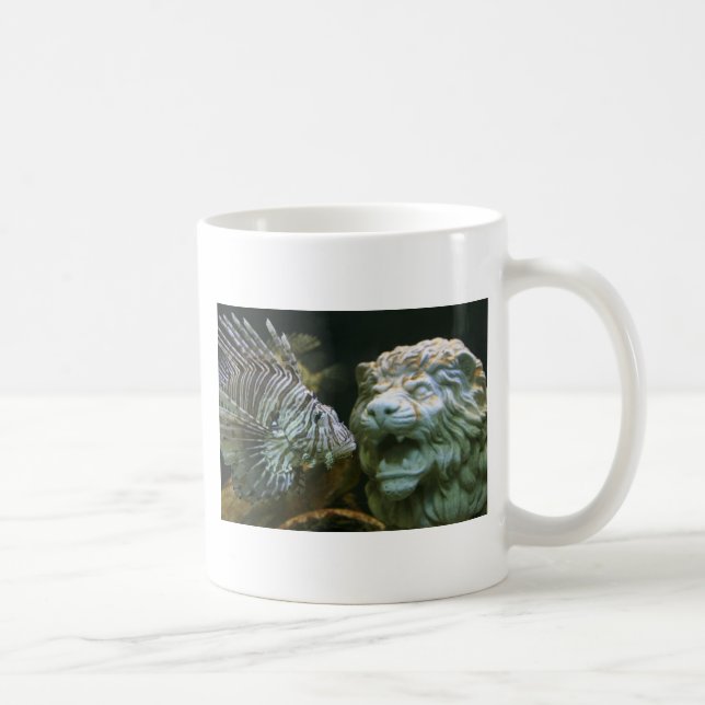 De Café Caneca do leão e dos peixes do leão (Direita)