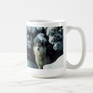 De Café Caneca do lobo cinzento