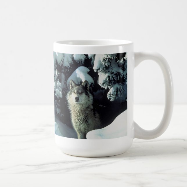 De Café Caneca do lobo cinzento (Direita)