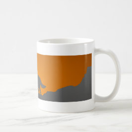 De Café Caneca do lobo do urro