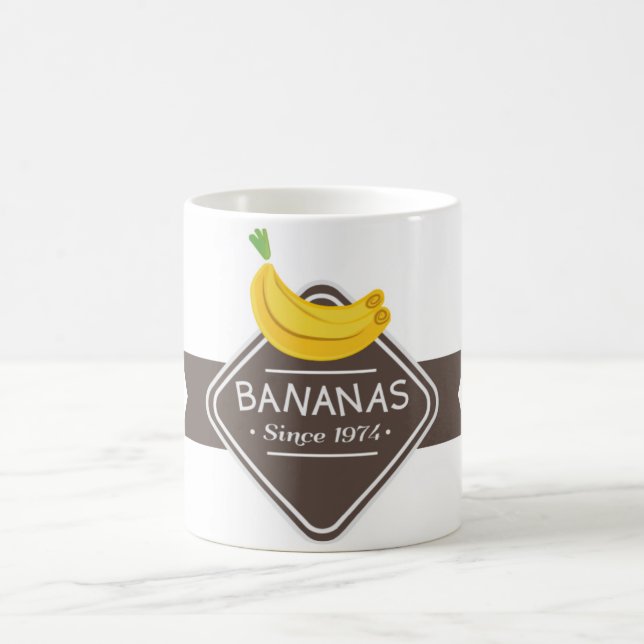 De Café Caneca do logotipo das BANANAS (Centro)