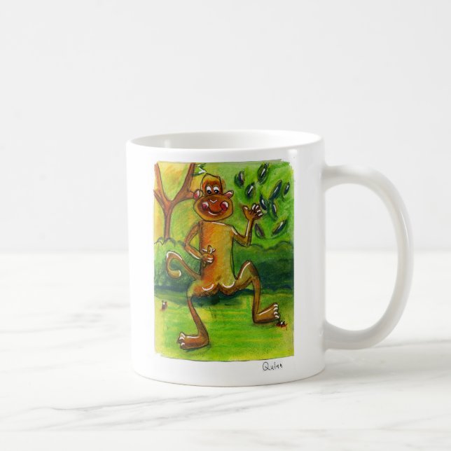 De Café Caneca do macaco (Direita)